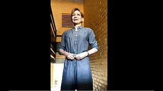 Public – Paulina Naked Outside of a Crowded Hotel